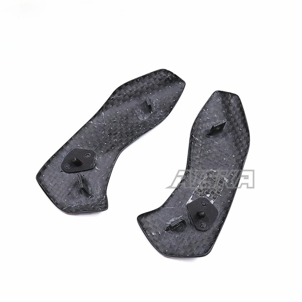 AISKA Carbon Fiber Motorcycle Front Fairing Side Panels Side Headlight Panels Covers for Yamaha MT09 FZ09 2021-2023