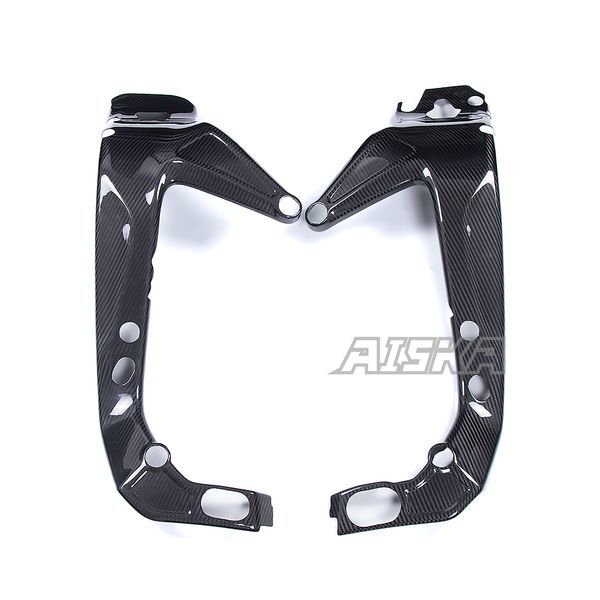 AISKA 100% 3K Dry Carbon Fiber Motorcycle Frame Cover Fairing for Yamaha MT09 FZ09 2021-2023