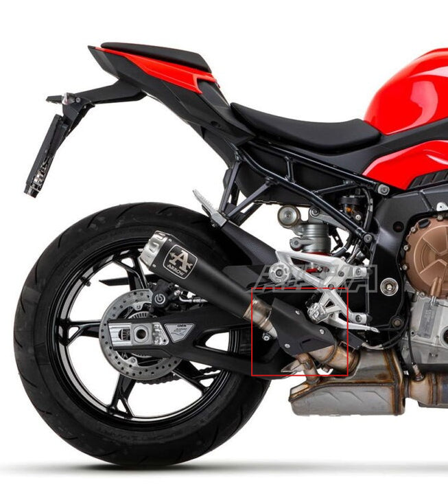 AISKA 100% 3K Carbon Fiber Motorcycle Exhaust Pipe Heat Shield Cover Fairing for BMW S1000R M1000R 2021-2025