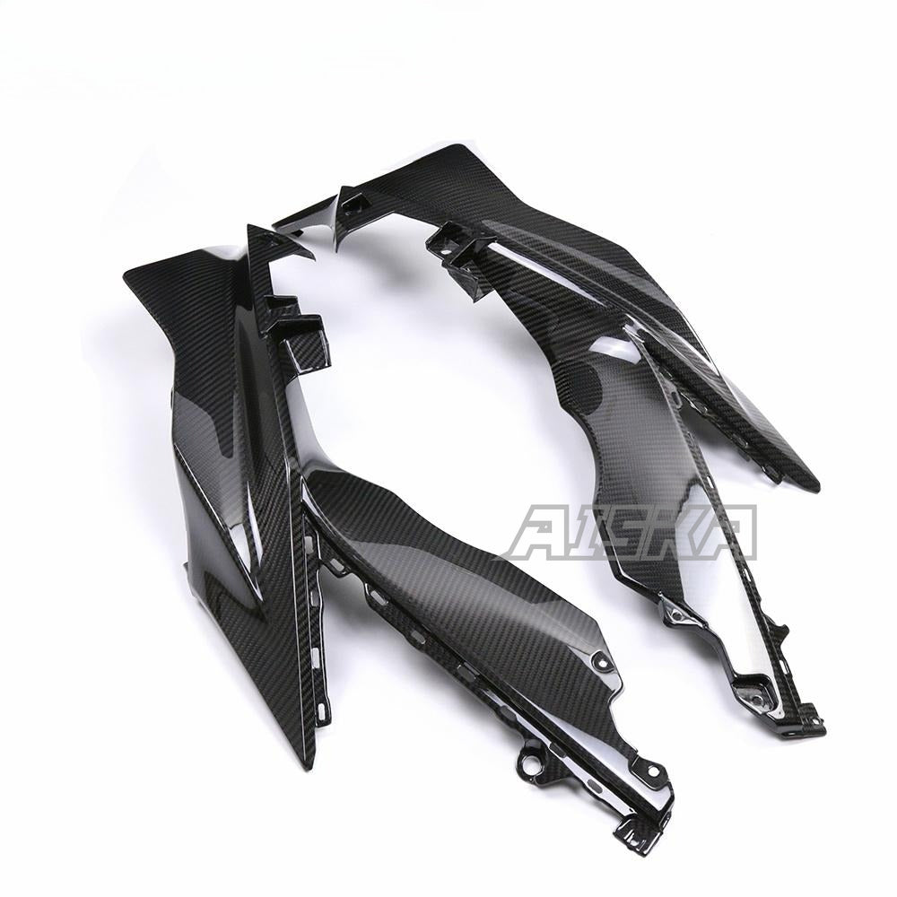 AISKA Motorcycle Carbon Side Panels Modified Accessories Full Carbon Fiber Front Tank Side Fairing for Yamaha R3 2022 2023 2024