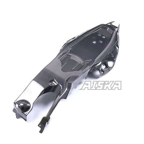 AISKA 3K Dry Carbon Fiber Motorcycle Rear Tail Seat Cover Under Tray Panel Fairing for Kawasaki ZX10R ZX-10R 2021 2022 2023 2024