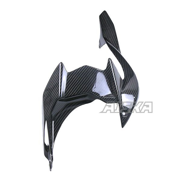 AISKA Full 3K Dry Carbon Fiber Motorcycle Rear Fender Hugger Mudguard for Kawasaki Ninja H2 H2R 2015-2024
