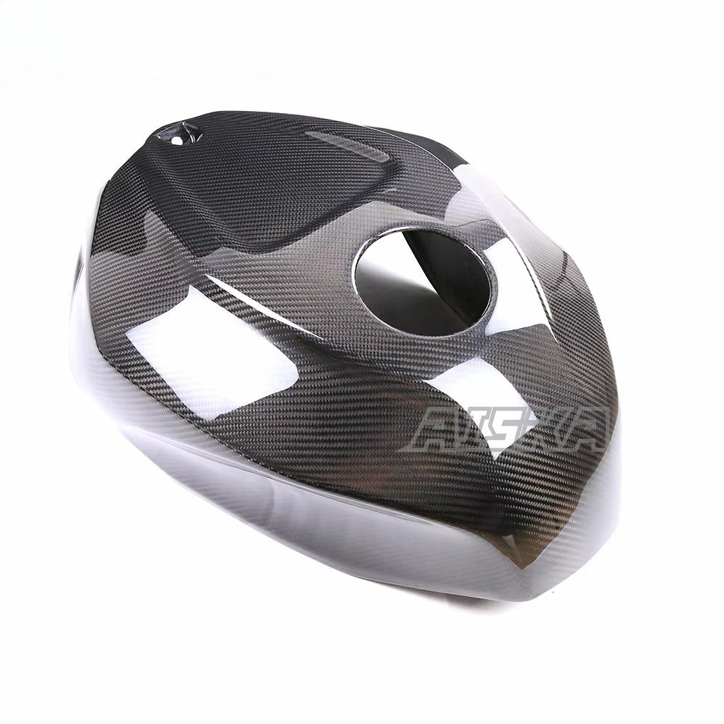 AISKA Twill Weave 3K 3*3 Carbon Fiber Motorcycle Accessories Refit Fuel tank Cover for Aprilia RSV4 2021+