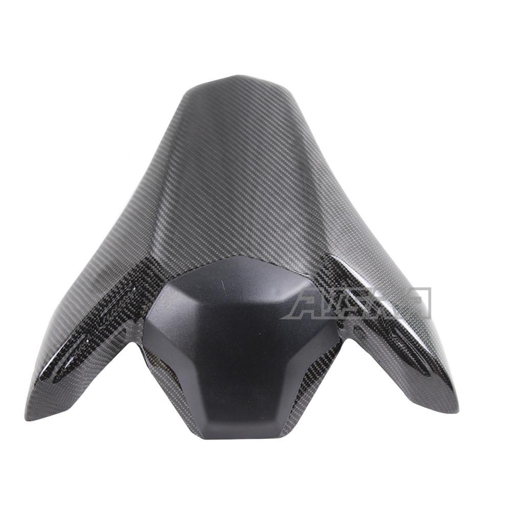 AISKA Motorcycle Carbon Fiber Modified Rear Seat Pillion Cover Parts For Kawasaki Z900 2017-2019