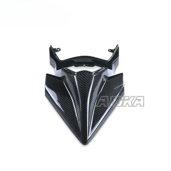AISKA Full 3K Dry Carbon Fiber Motorcycle Rear Upper Tail Seat Cover Fairing for Kawasaki Ninja H2 H2R 2015-2024