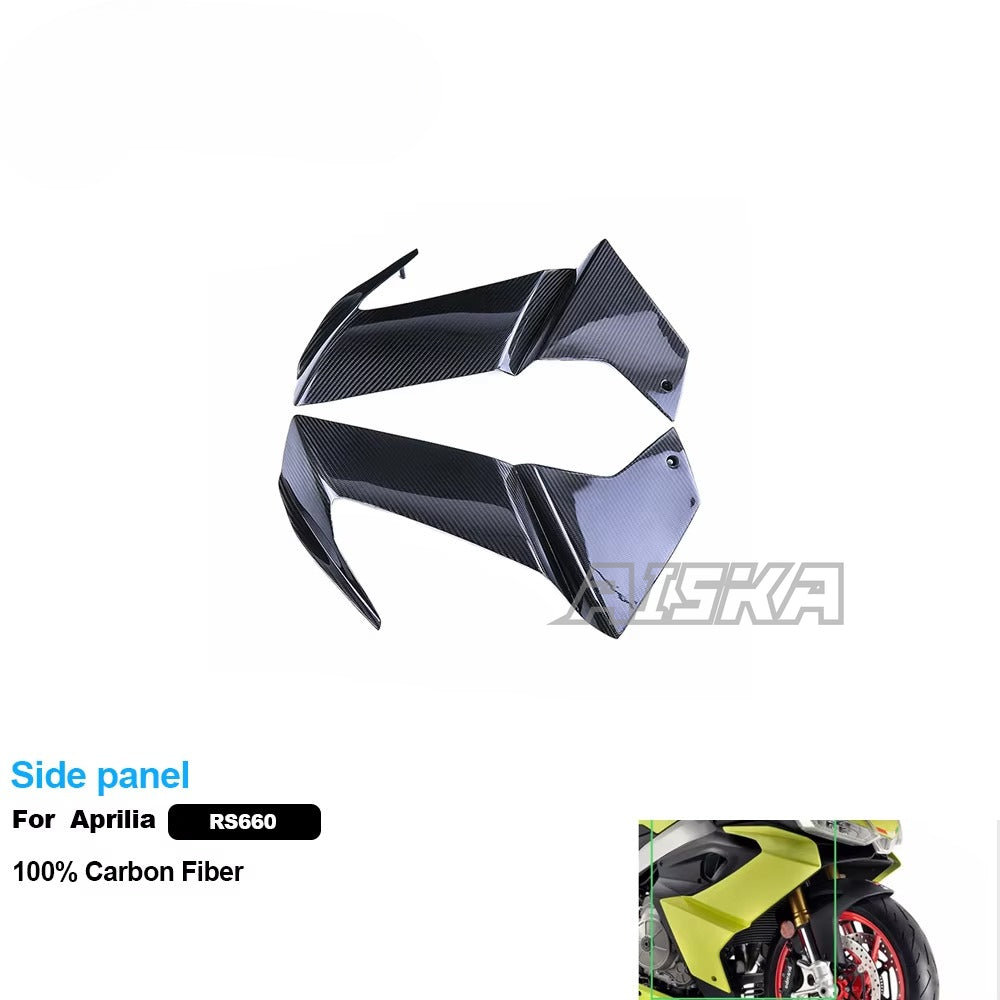 AISKA Full Carbon Fiber Motorcycle Modified Accessories Side Panel for Aprilia RS660 2021+