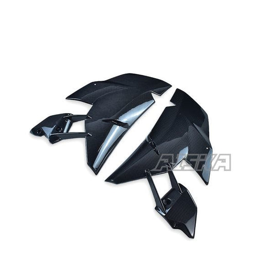 AISKA Kawasaki Ninja H2 H2R 2015-2024 Carbon Fiber Side Fairings