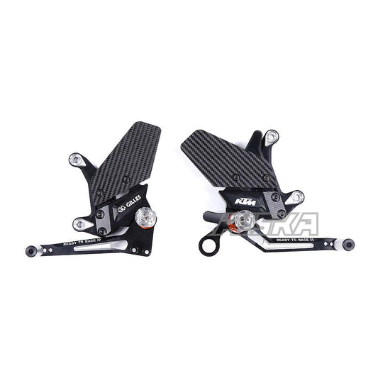 AISKA KTM 1290 Super Duke 2020-2024 Carbon Fiber CNC Adjustable Rearset