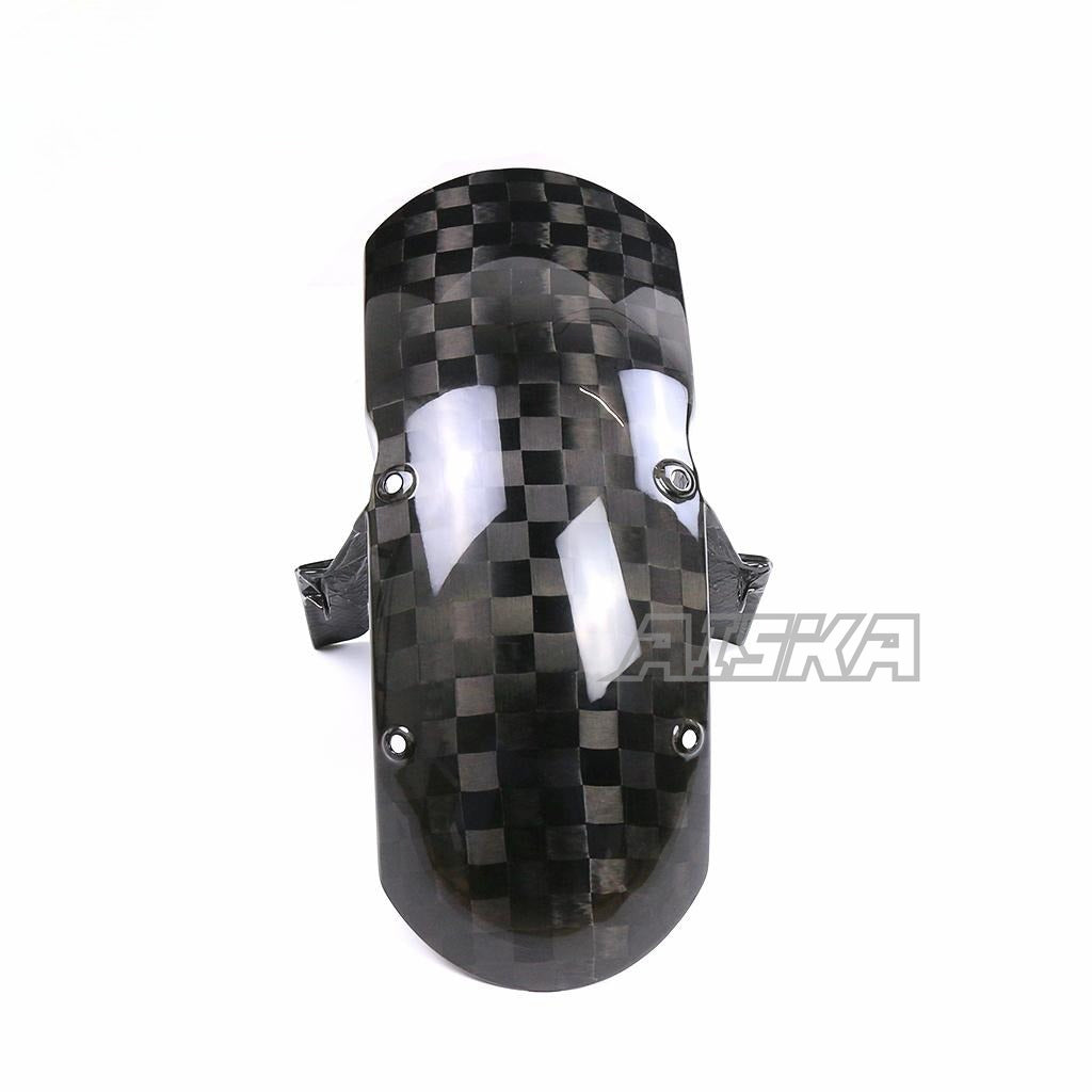 AISKA 3K Dry Carbon Fiber Motorcycle Fenders Front Wheel Hugger Mudguard with Fairing for Kawasaki Z900RS 2018-2024