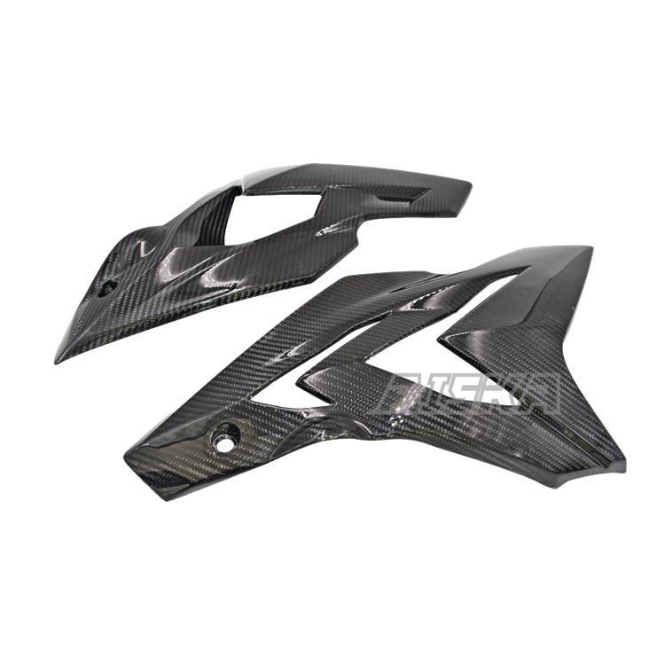 AISKA 100% 3K Twill Weave Carbon Fibre Motorcycle Side Panel Fairings for BMW S1000R 2014-2020