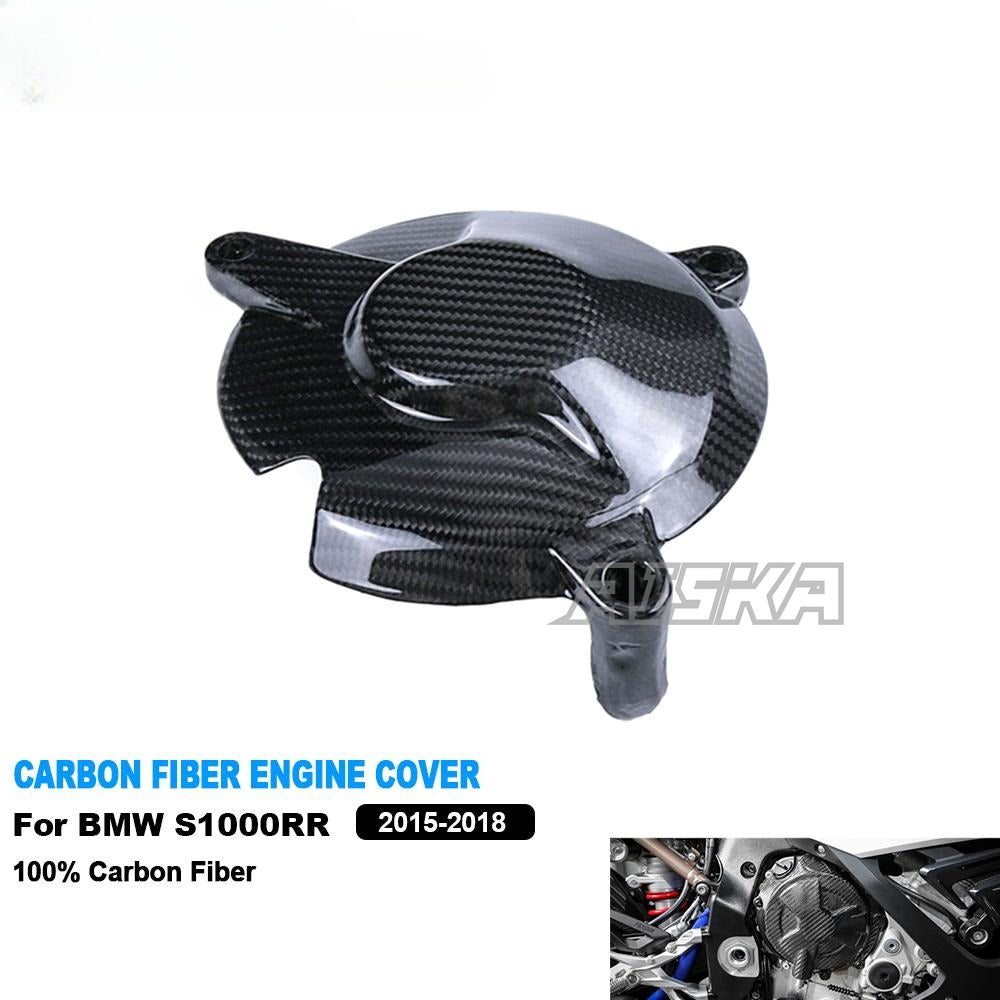 AISKA Custom Motorcycle Parts Full Carbon Fiber Fibre Faring Engine Cover Guard Protection for BMW S1000RR 2015-2018