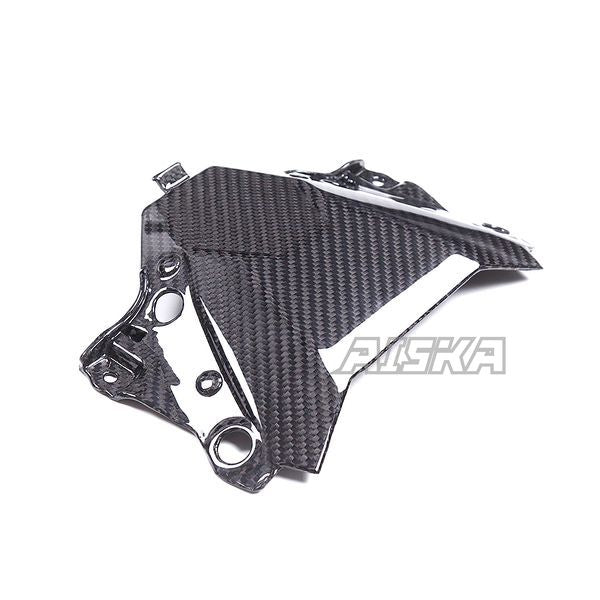 AISKA 3K Dry Carbon Fiber Motorcycle Dash Cluster Speedometer Cover Cowl for Kawasaki Ninja ZX-6R 2019-2024