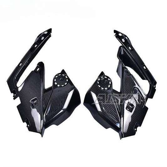 AISKA 100% 3K Full Carbon Fiber Twill Weave Motorcycle Internal Side Cover Inside Panels Fairings for BMW S1000R 2021-2024