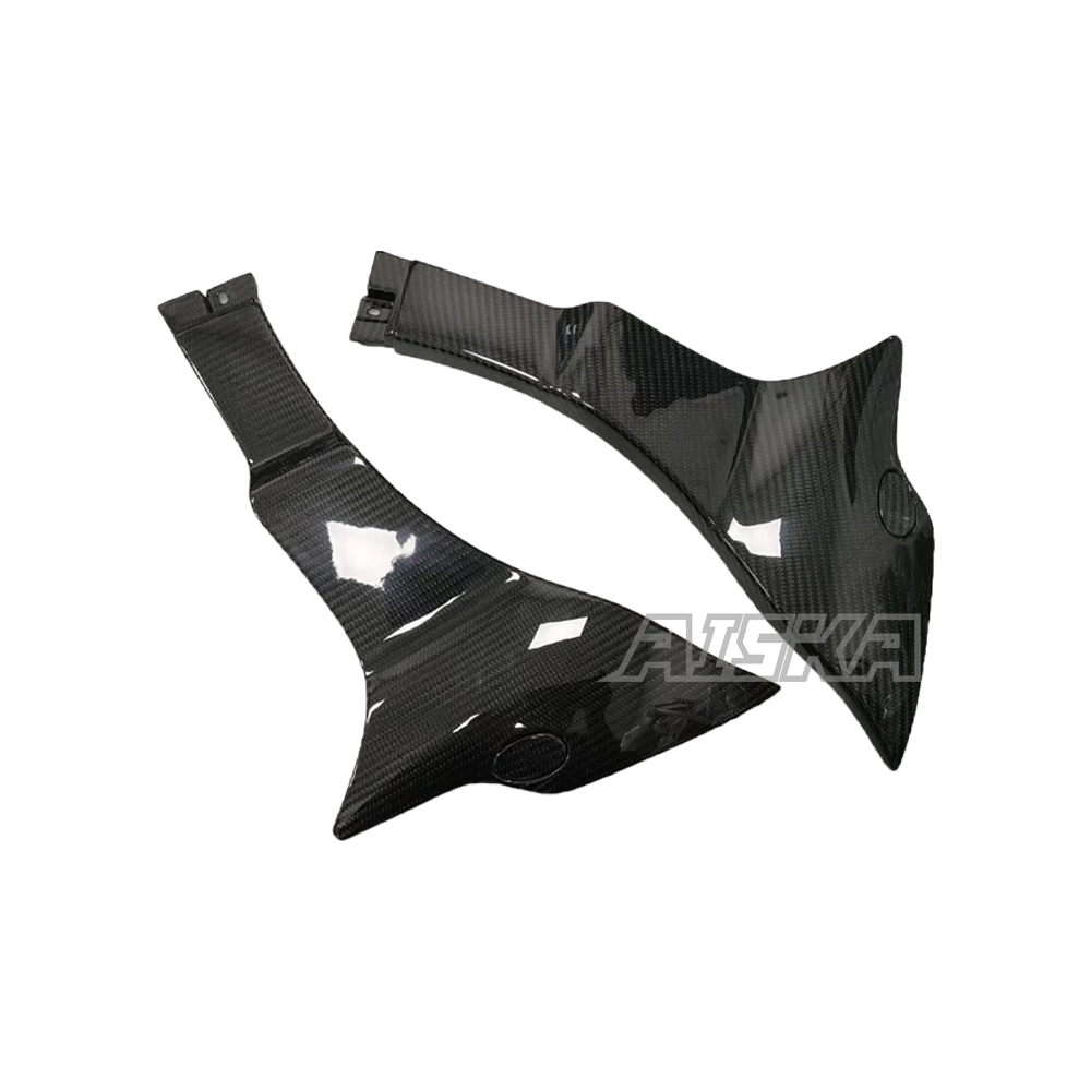 AISKA Real 3K Dry Carbon Fiber Motorcycle Side Fairing Spoiler Chin Cover for Harley Softail Low Rider S ST FXLRST 2022-2024