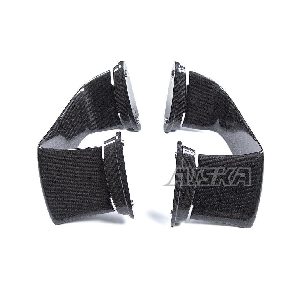 AISKA 3K Dry Carbon Fiber Motorcycle Aero Carbon Winglets for Kawasaki Ninja ZX-6R 2024