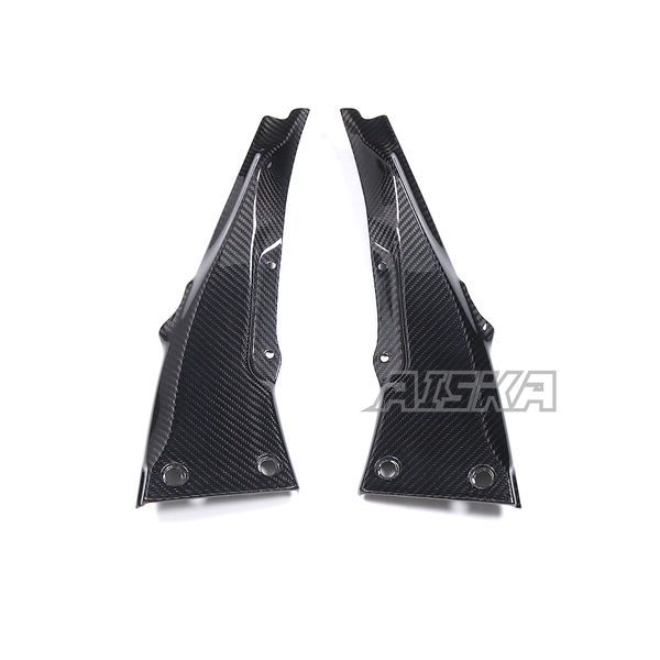 AISKA 3K Dry Carbon Fiber Motorcycle Accessories Rear Tail Seat Upper Side Panel Fairing for Kawasaki ZX10R ZX-10R 2016-2020