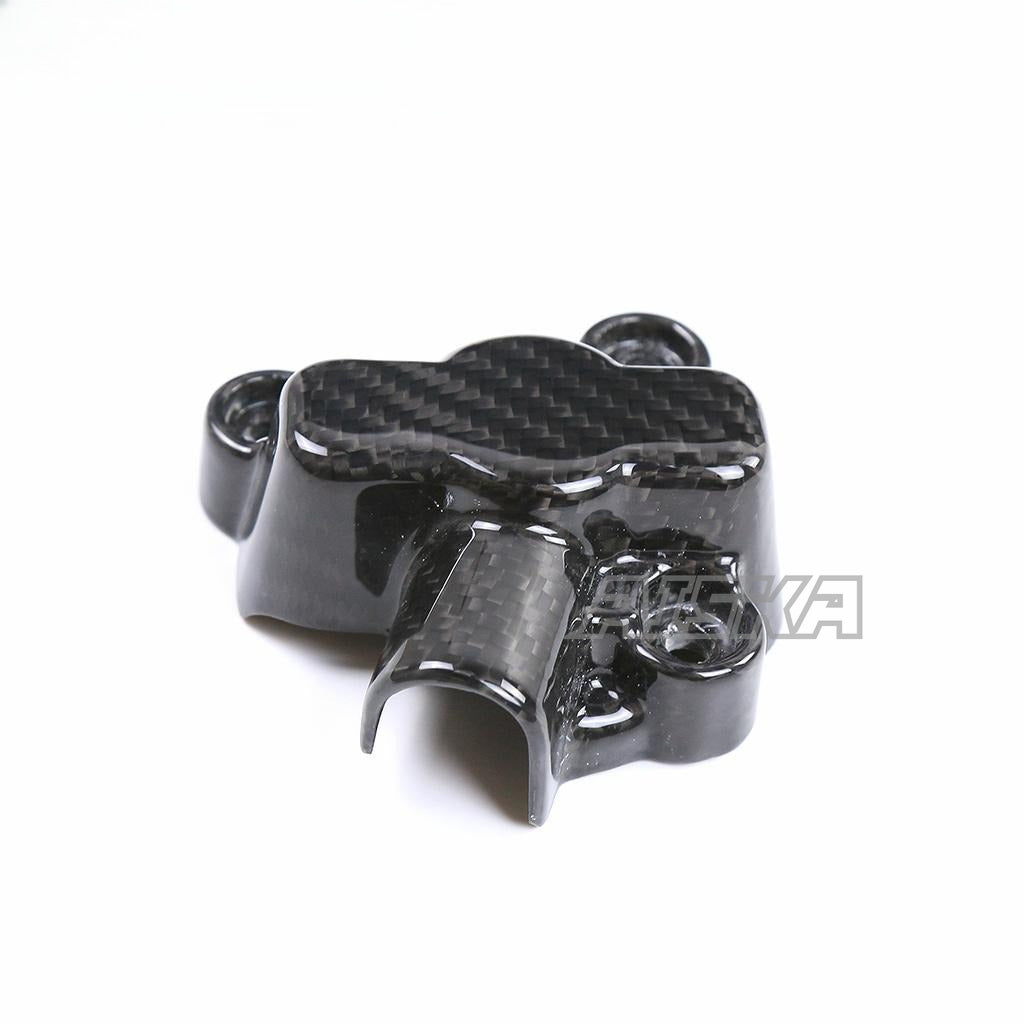 AISKA 100% Dry Carbon Fiber R3 Engine Protective Cover Twill Weave 1 PIECE Motorcycle Engine Cover for Yamaha R3 2022 2023 2024