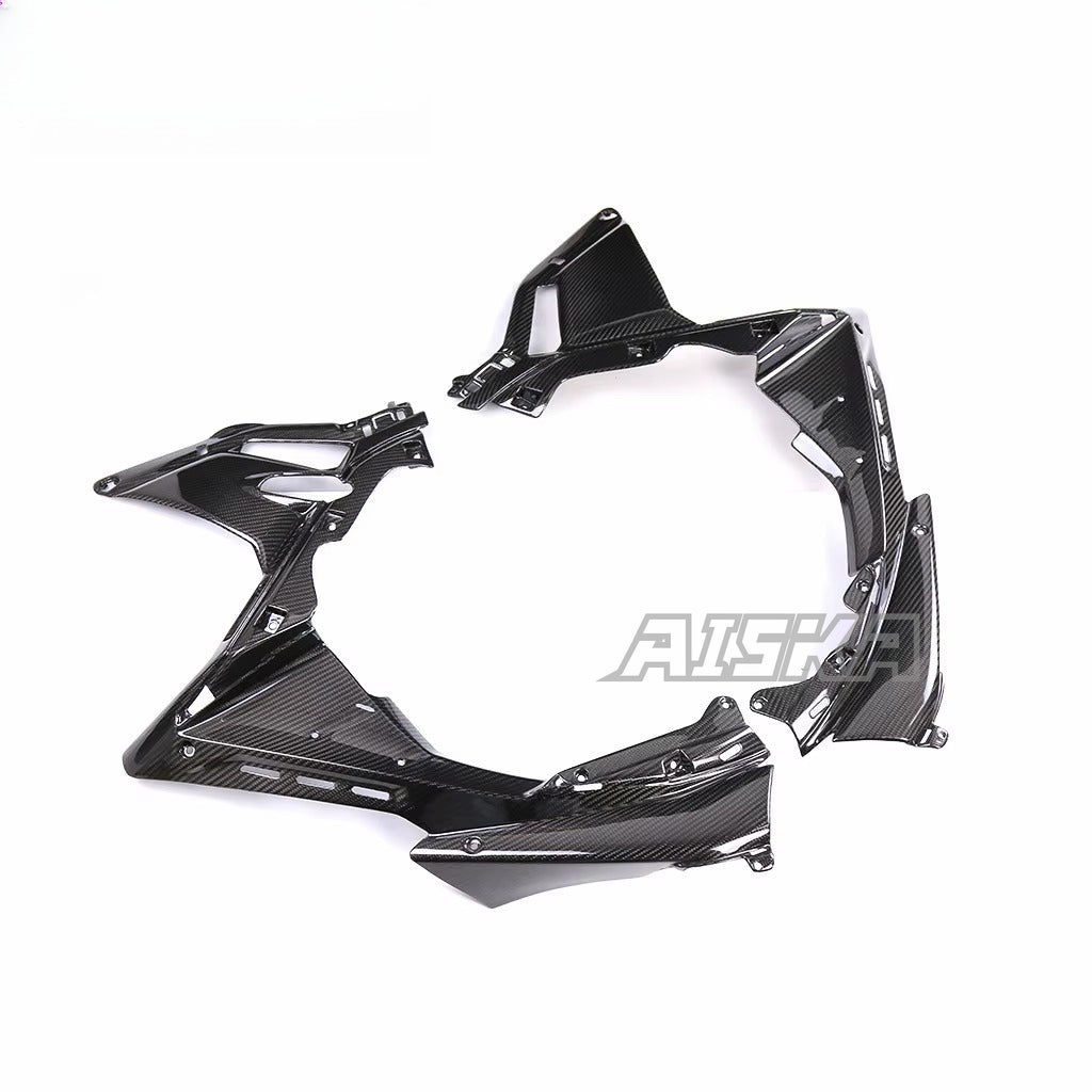 AISKA 3K 3*3 Carbon Fiber Motorcycle Accessories Side Panel Fairing for Aprilia RSV4  2021+