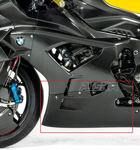 AISKA M1000RR 3K Pure Dry Carbon Fiber MotorcycleAccessories Lower Side Fairings for BMW M1000RR 2023-2024