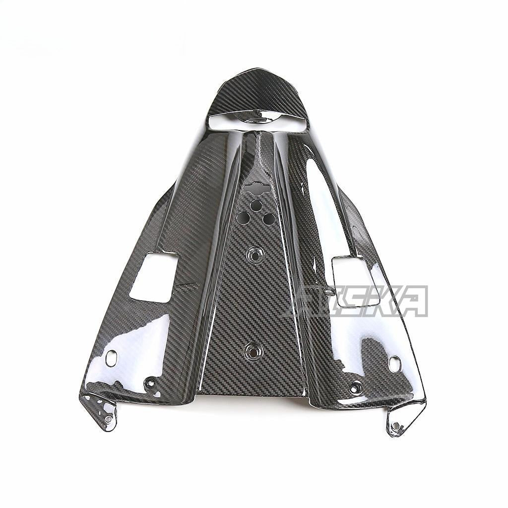 AISKA 3K Dry Carbon Fiber Motorcycle Rear Under Bottom Seat Cover Fairings for Yamaha YZF R1 R1M 2009-2014