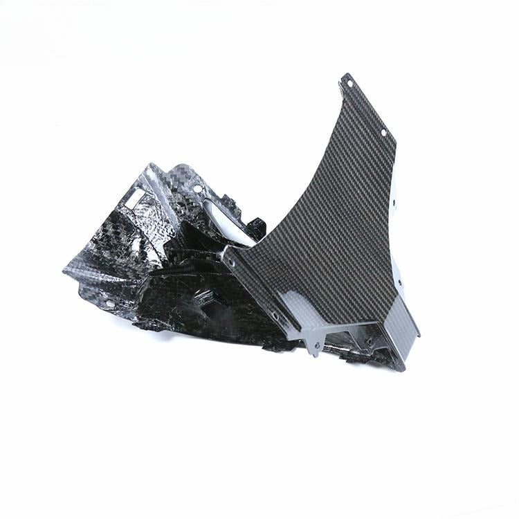 AISKA Pure Dry Carbon Fiber Motorcycle Upper Center Nose Air Intake Ram Fairing for BMW S1000RR 2015-2018