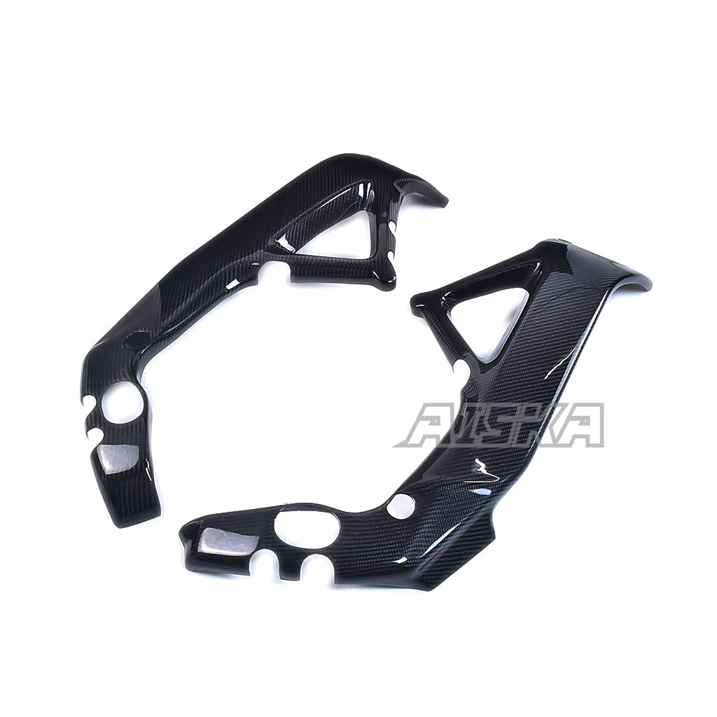 AISKA 3K 3*3 Carbon Fiber Motorcycle Accessories Frame Covers Protectors for Aprilia RSV4 Tuono V4 2009-2024