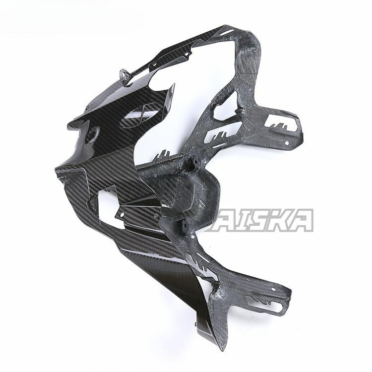 AISKA 100% Dry Carbon Fiber Motorcycle Front Headlight Fairing Cover for BMW R1250RS R 1250 RS 2021-2023