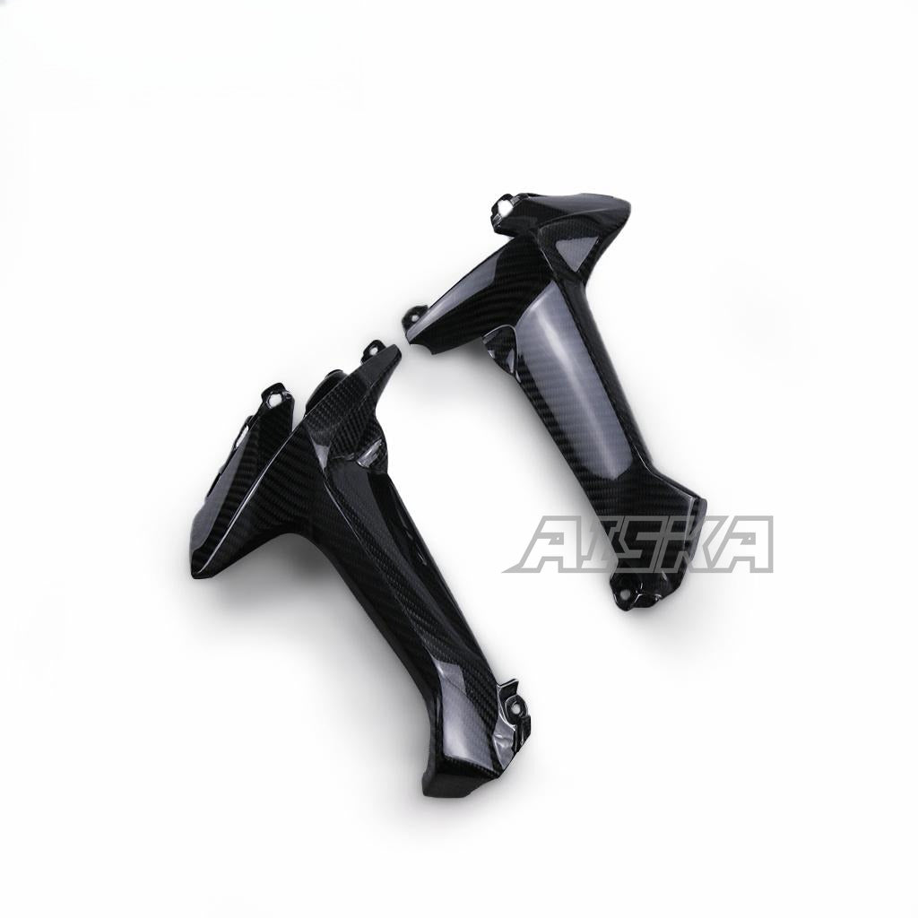 AISKA Dry Carbon Fiber Motorcycle Front Side Trim Frame Body Cover Panel Fairing Engine Side Panel for Honda CBR1000RR 2017-2024