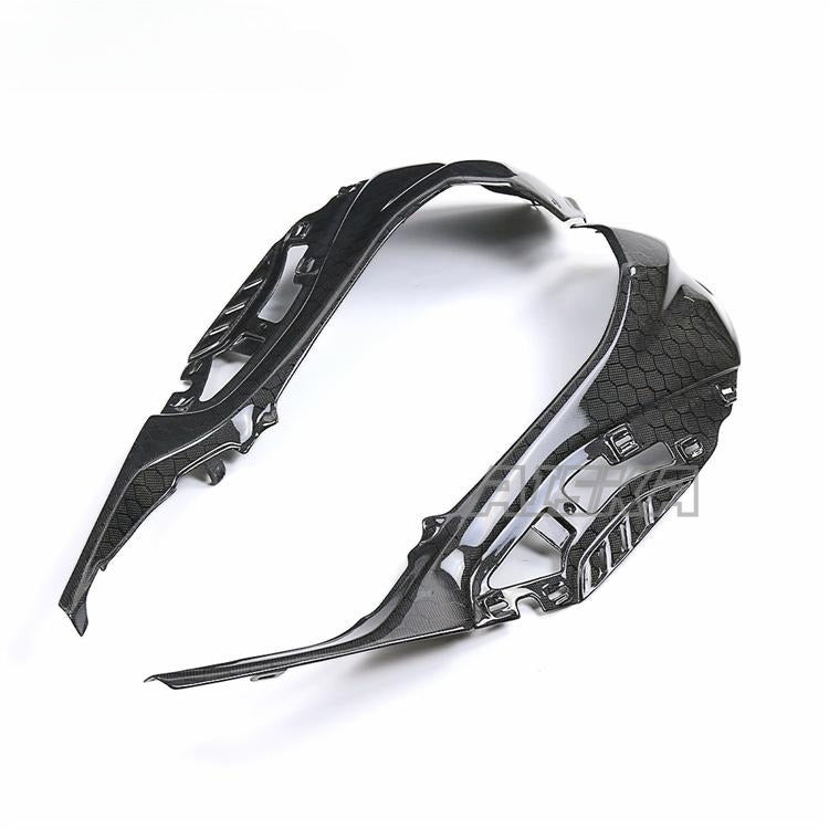 AISKA 100% Pre-Preg 3K Carbon Fiber Motorcycle Fuel Tank Side Cover Side Panel for BMW S1000R M1000R S1000RR M1000RR 2019-2025