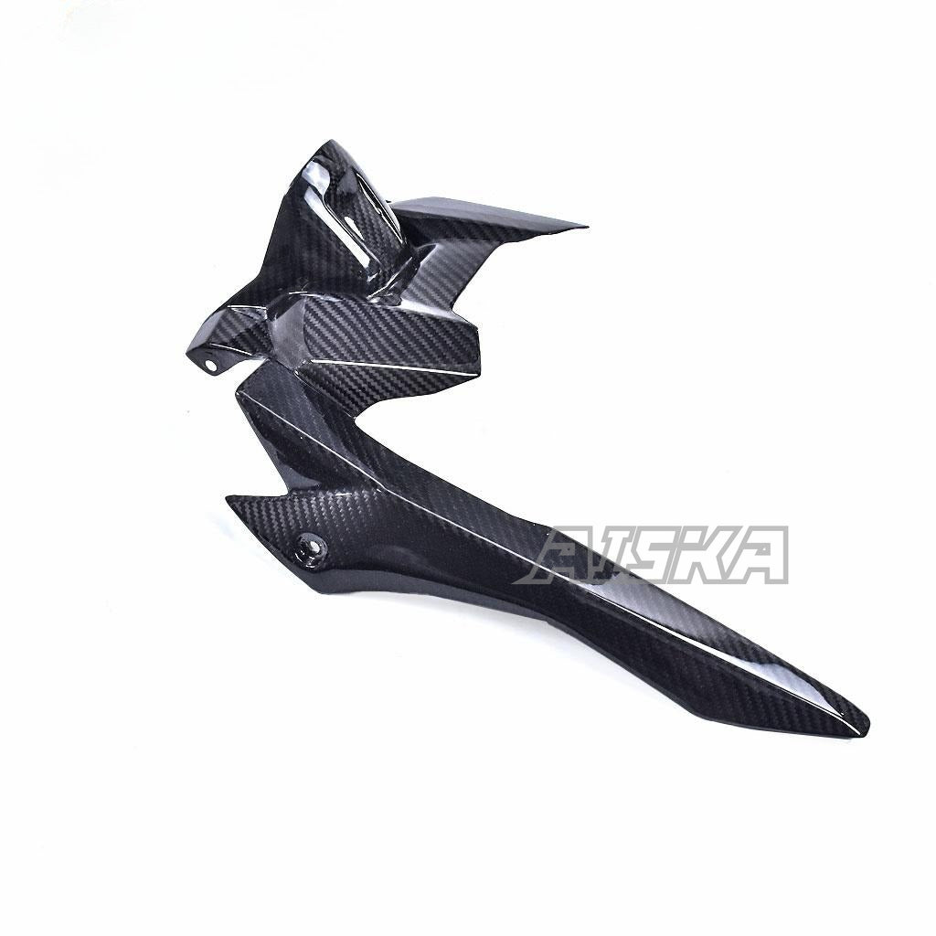 AISKA Motorcycle 100% Dry Carbon Fiber Rear Hugger Fender Splash Mud Dust Guard Mudguard for Yamaha MT07 MT-07 2014-2022