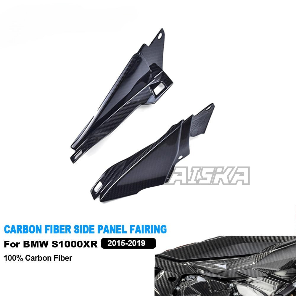 AISKA Wholesale Motorcycle Fairing Accessories 100% 3K Full Carbon Fiber Side Panels for BMW S1000XR 2015-2019