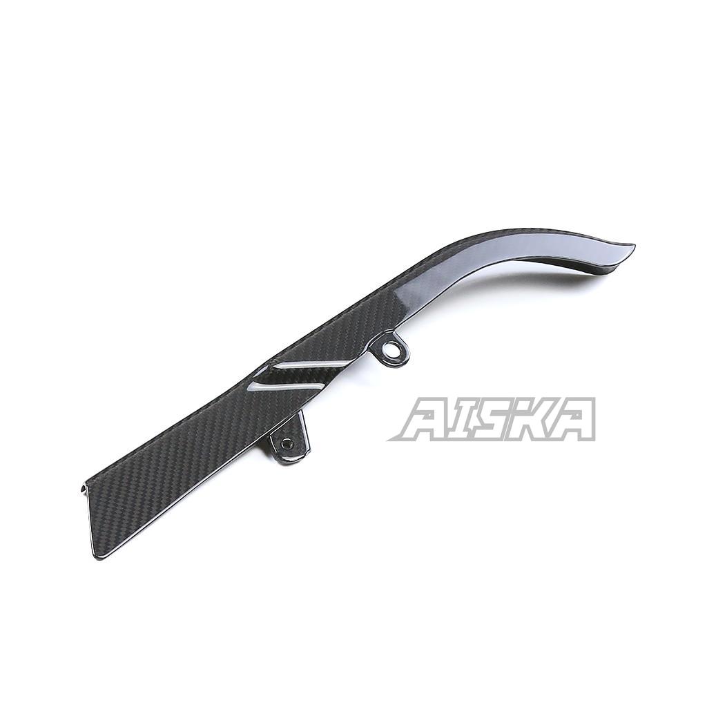AISKA Carbon Real 3K Dry Carbon Fiber Motorcycle Chain Guard Cover for Harley Davidson Low Rider S ST 2022-2025