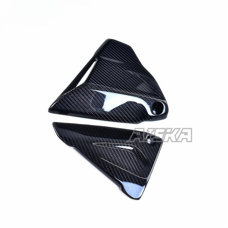 AISKA Motorcycle Accessories Dry Carbon Fiber Side Panel Side Battery Cover for BMW R1200GS 2013-2018