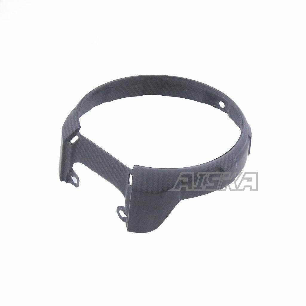 AISKA Motorcycle 3K Dry Carbon Fiber Front Headlamp Headlight Ring Cover Trim for Honda CB650F CBR650F 2014 2015 2016 2017 2018
