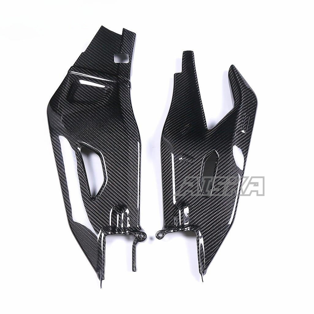 AISKA Dry Carbon Fiber Fairing Accessories Kits Motorcycle Swingarm Covers Protectors for Yamaha MT10 FZ10 2022 2023 2024