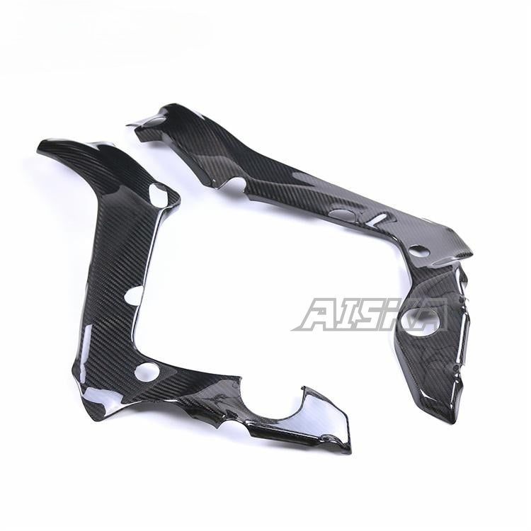 AISKA 100% 3K Carbon Fiber Fairing Guard Protector Motorcycle Frame Cover for BMW S1000RR 2019-2024