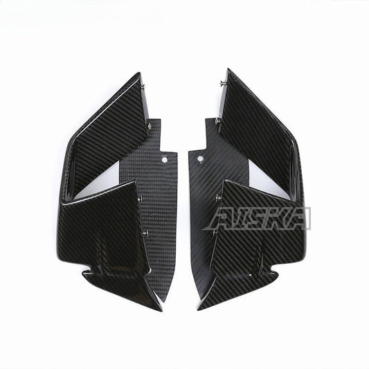 AISKA 100% Carbon Fiber Wind Deflector Wings Fairing Motorcycle Carbon Fiber Winglets for BMW S1000RR 2019-2022