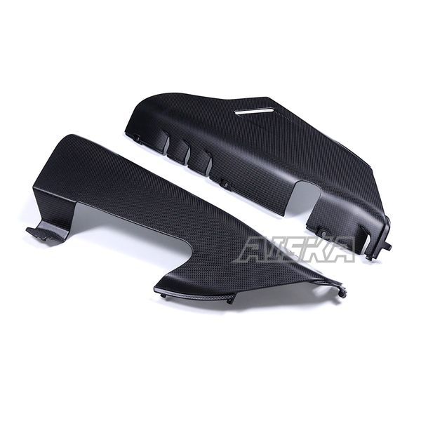 AISKA 100% 3K Full Dry Carbon Fiber Fairings Motorcycle Lower Belly Pan for Ducati Panigale V4 V4S 2025