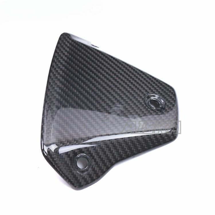 AISKA 3K Full Pre-Preg Carbon Fiber Twill Weave Motorcycle Front Windscreen Holder Bracket for BMW S1000R M1000R 2021-2025