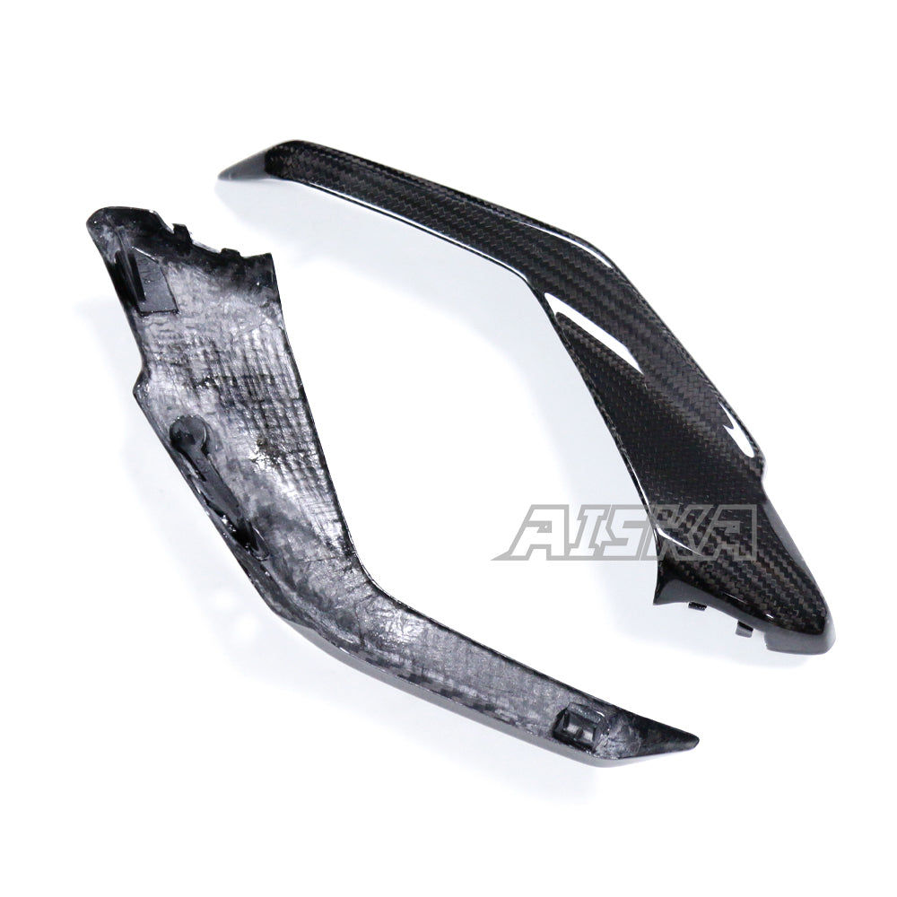 AISKA 100% 3K Dry Carbon Fiber Motorcycle Fuel Tank Side Panel Cover for Yamaha MT09 FZ09 2024-2025