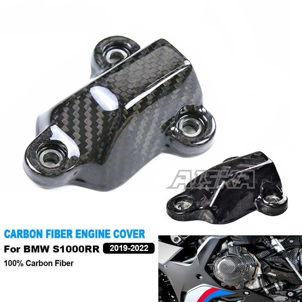AISKA Motorcycles 100% Carbon Fiber Engine Cover Protection Case Fairing for BMW S1000RR 2019-2025