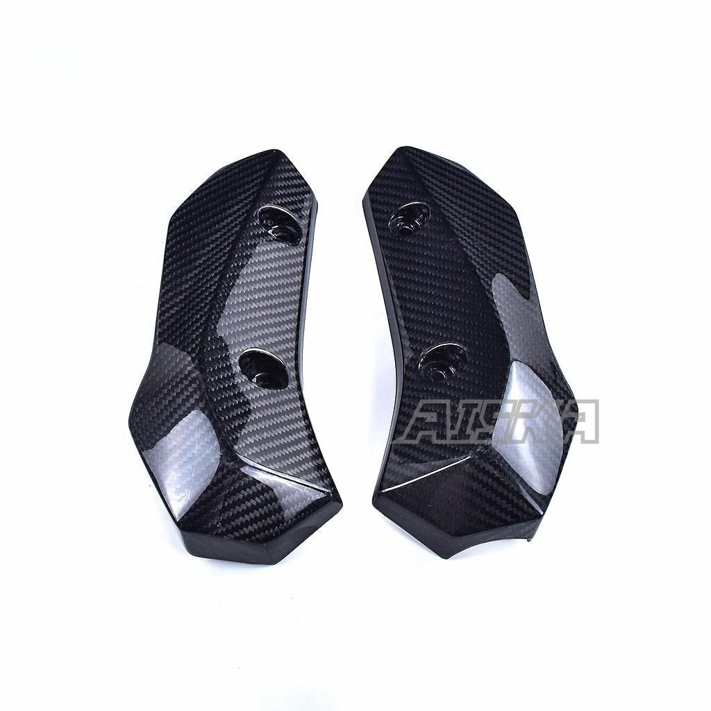 AISKA Motorcycle Carbon Fiber Front Side Radiator Cover Fairing Radiator Guards for Yamaha MT07 MT-07 FZ07 FZ-07 2014-2017