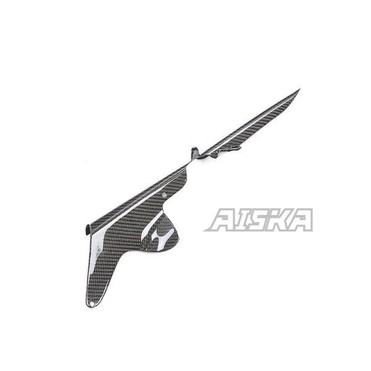 AISKA 3K Dry Carbon Fiber Motorcycle Rear Chain Guard Cover Protector for Kawasaki Ninja ZX10R ZX-10R 2021 2022 2023 2024