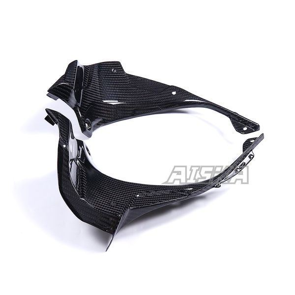 AISKA 3K Dry Carbon Fiber Motorcycle Dashboard Side Pane Fairings Custom Fit for Kawasaki Ninja ZX-6R 2024+