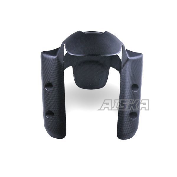 AISKA 100% 3K Dry Carbon Fiber Motorcycle Fairings Kits Front Fender Hugger Mudguard For Ducati Multistrada V4S 2021 2022 2023 2024