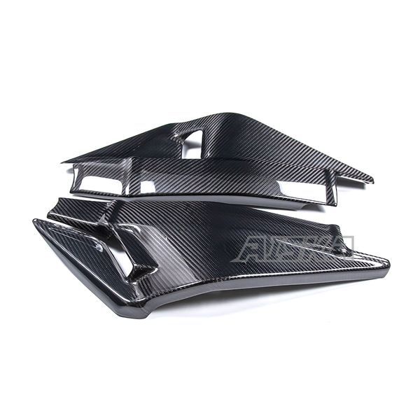 AISKA New Dry Carbon Fiber Motorcycle Swing Arm Protectors Fairings Swingarm Covers for Suzuki Hayabusa GSX1300R Gen2 Gen3 2008-2025