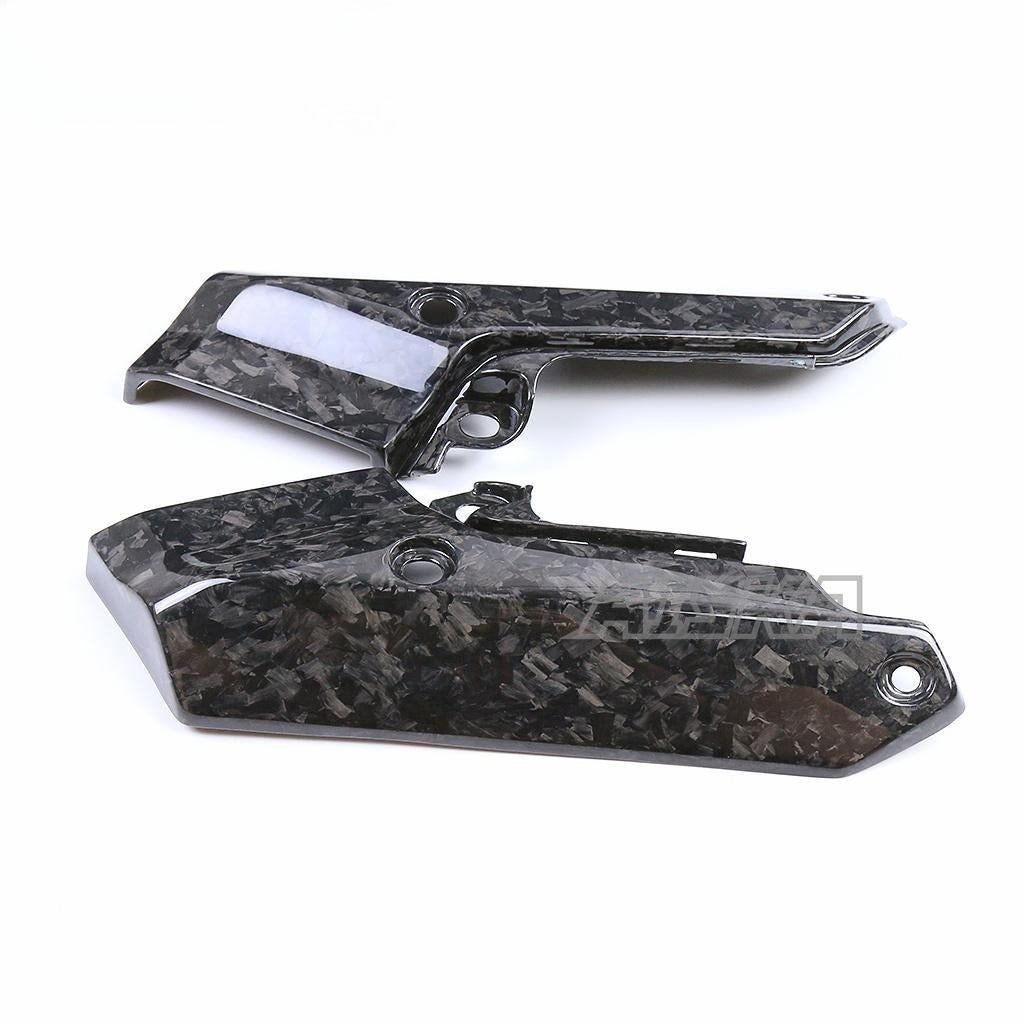 AISKA 3K Full Dry Carbon Fiber Motorcycle Accessories Chain Bottom Side Panel Covers for Honda XADV 750 2017 2018 2019
