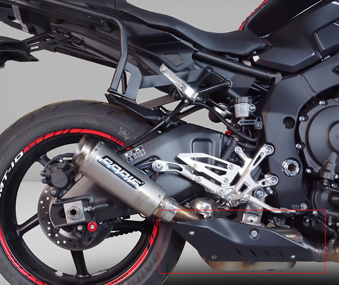 AISKA Dry Carbon Fiber Other Motorcycle Body System Fairings Exhaust Pipe Heat Shield Guard Cover for Yamaha MT10 FZ10 2016-2021