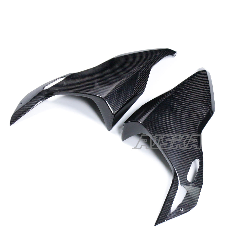 AISKA Carbon UV-Protection Coat Fairing Motorcycle Carbon Fiber Front Headlight Side Panel for BMW S1000RR S1KRR 2025