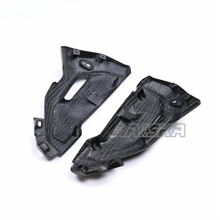 AISKA Wholesale 100% Carbon Fiber Fairing Motorcycle Radiator Side Panels Water Tank Guard for BMW S1000XR 2020-2024
